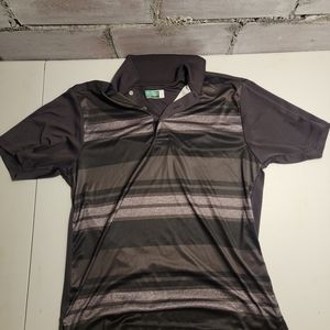 Ben Hogan Performance Golf Polo Shirt Short Sleeve Gray Medium